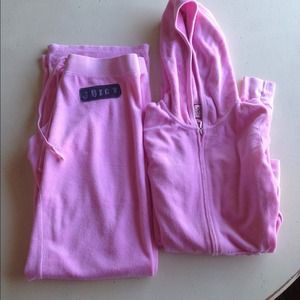 Juicy couture sweat suit - bubblegum pink