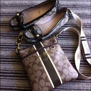 coach brown bag 100%