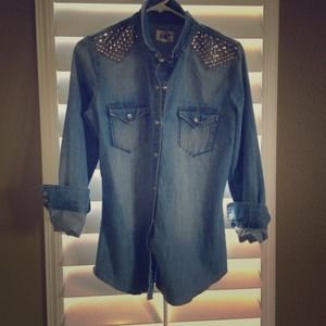 Studded Denim shirt