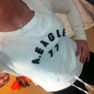 American eagle cropped sweater