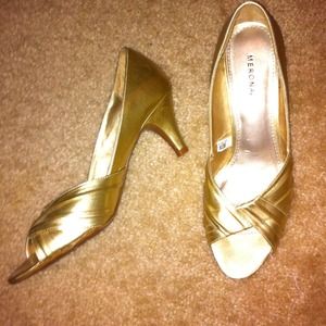 Gold heels