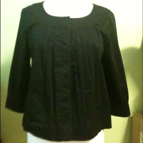 Collarless jacket
