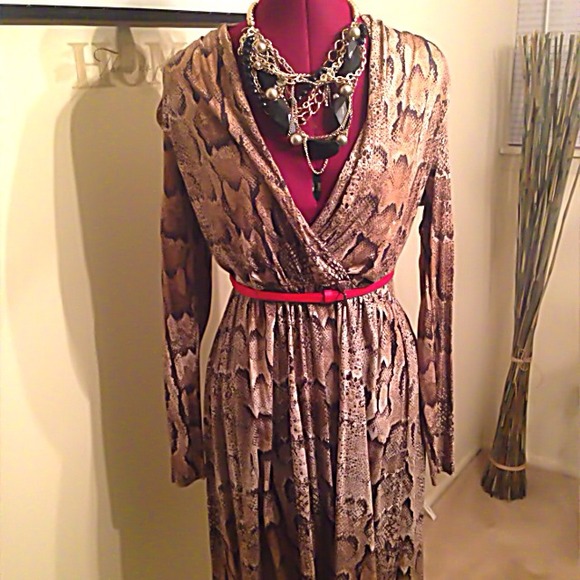 Snake skin dress *Sold in Bundle*