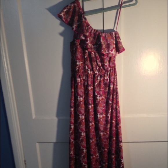 Reauced! Floral one shoulder long Liberty dress ❤❤