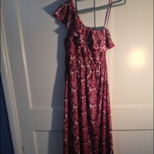 Reauced! Floral one shoulder long Liberty dress ❤❤
