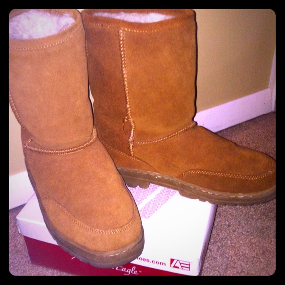 Brown Ugg inspired boots