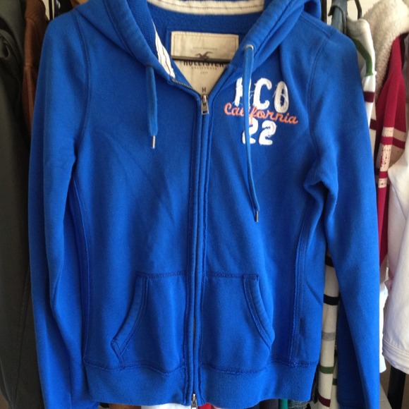 Blue Hollister jacket