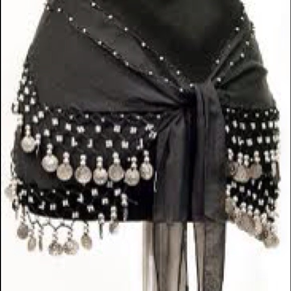 Beautiful Coin scarf for hips, bust or neck