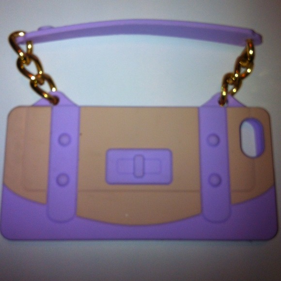 Brand New I-phone 5 Purple purse case. Cute !! - Picture 2 of 4
