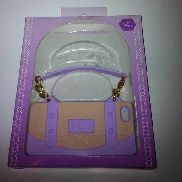 Brand New I-phone 5 Purple purse case. Cute !! - Picture 4 of 4