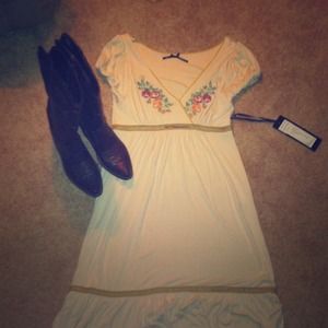 RESERVEDNWT Dress and cowboy boot bundle!