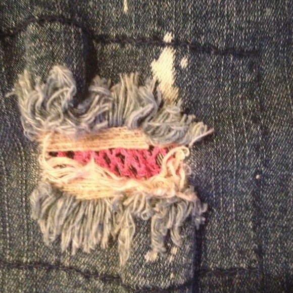 Bleached and ripped skinny Abbey Dawn jeans! - Picture 3 of 4