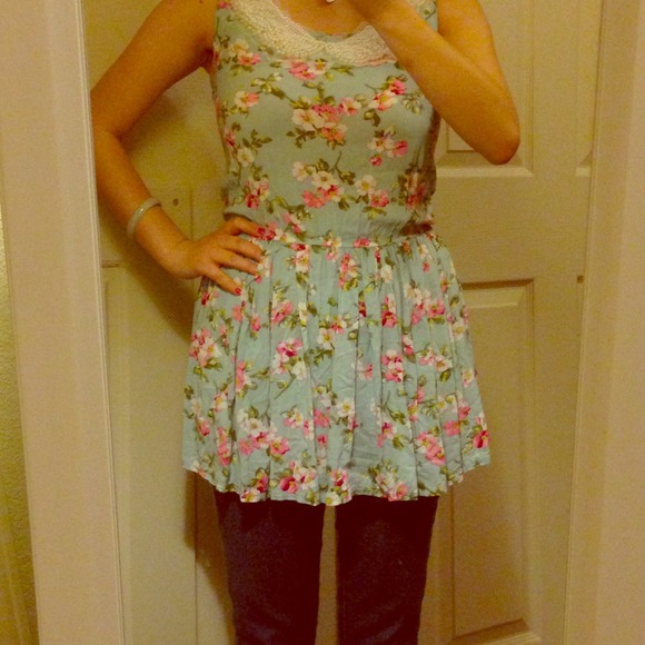❤❤cute vintage floral top/dress❤❤