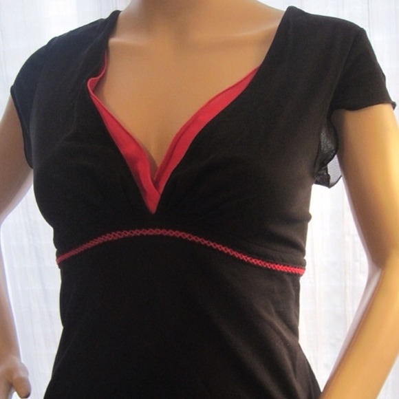 Sold to true771...Black and Pink Blouse