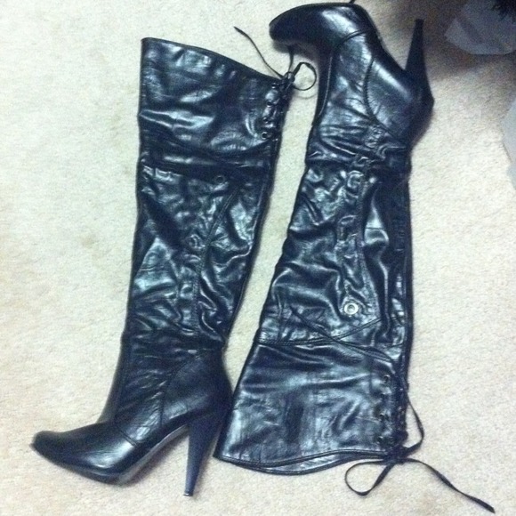 Knee length boots