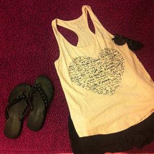 Je T'aime I Love You Tank