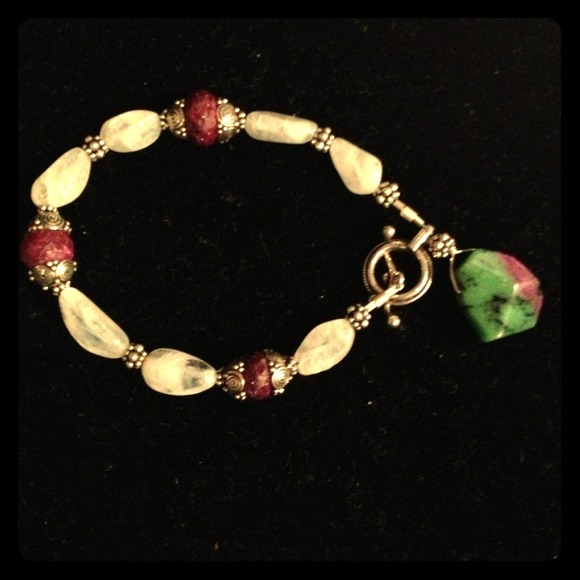 Ruby/ Labradorite Bracelet