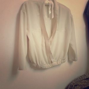 Silence and noise blouse