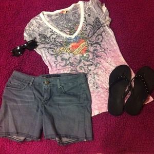 True Love Burn Out V-Neck