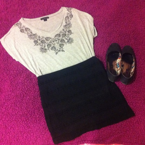 Bat Wing Over-Sized V-Neck
