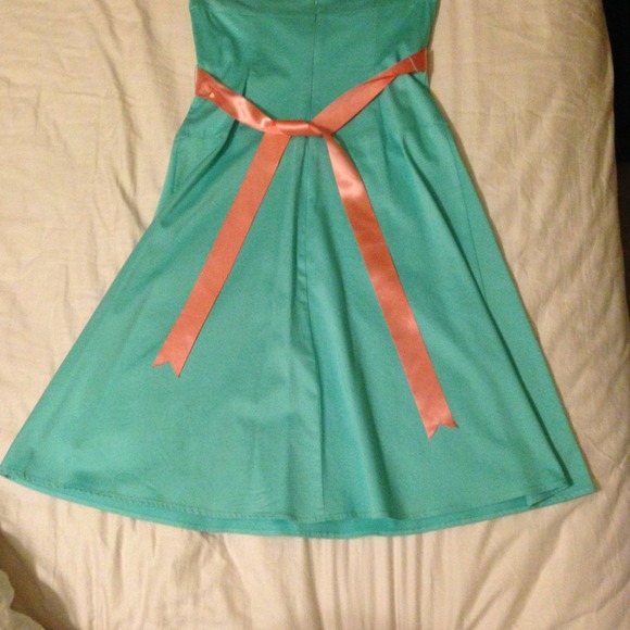 Curtesy teal summer dress