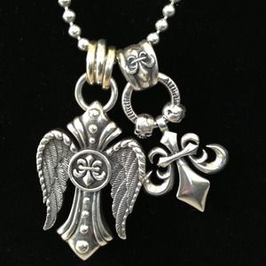 Authentic Affliction pendants and chain