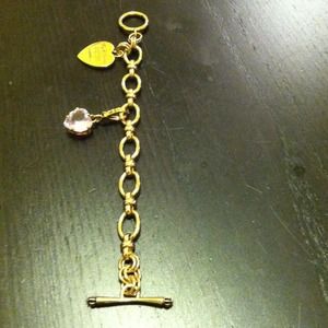 Juicy Couture charm bracelet with one charm
