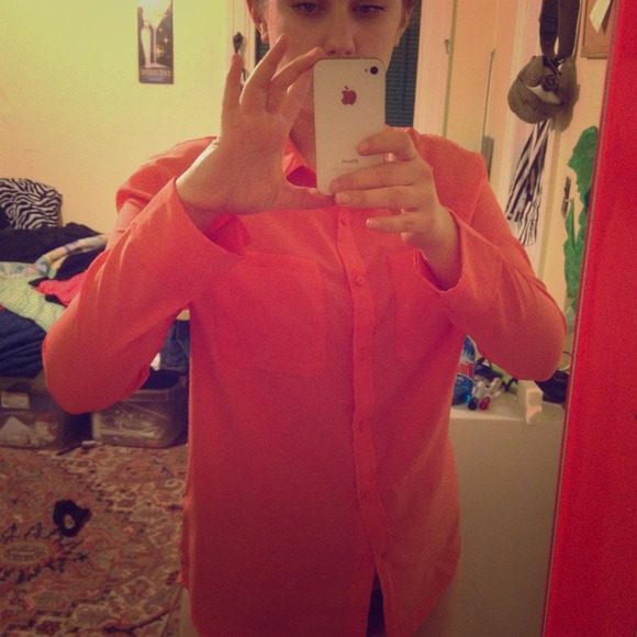 Bright Pink Mossimo button up.