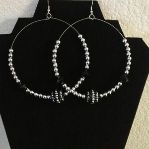 ❌Bundled Hand made large hoops❌sold