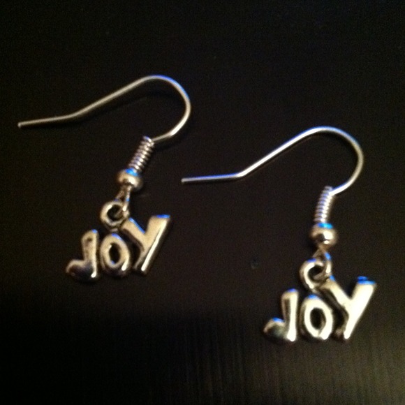 Silver JOY earrings