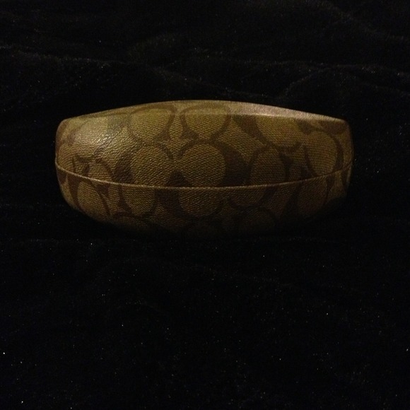 Coach sunglass case & pink wallet