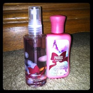 Bath & BodyWorks Paris Amour mini set