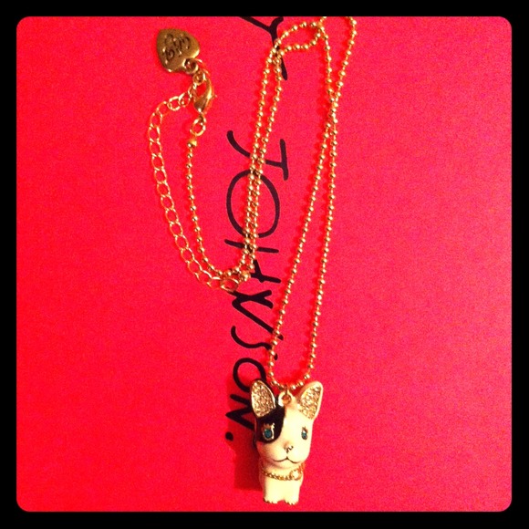 Betsey Johnson French Bulldog Necklace!