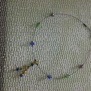 Colorful crystal beads necklace