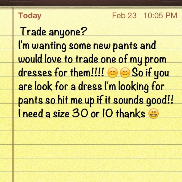 Trade please