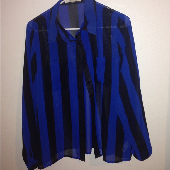 Chiffon striped blouse