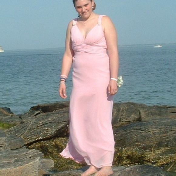 Pink prom dress