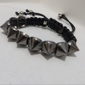 Spike bracelet.