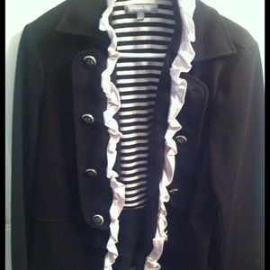 Ruffled Sailor Blazer