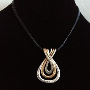 RESERVED! Chico's two-tone inspirational necklace.
