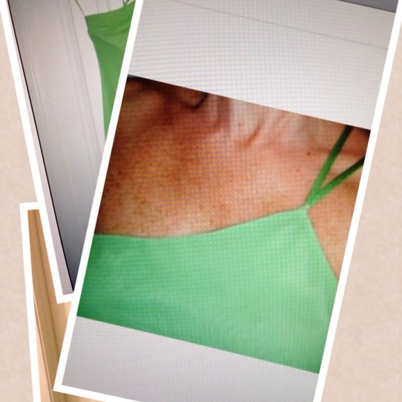 Express 100% Silk Spring Green One Shoulder Dress - Picture 3 of 4