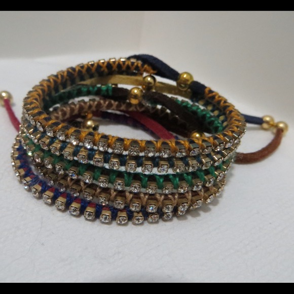 Mini rhinestone bracelets. - Picture 1 of 3