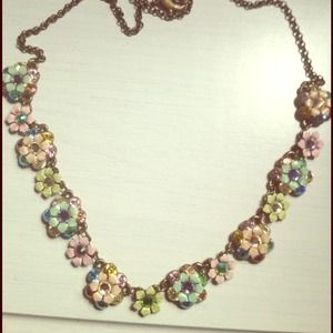 Swarovski Crystal Flower necklace