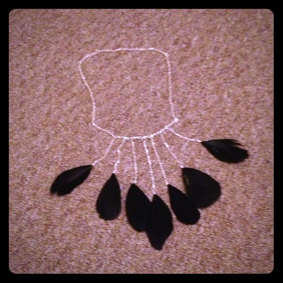 Feather necklace