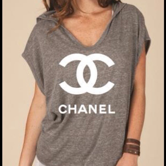 Chanel logo poncho