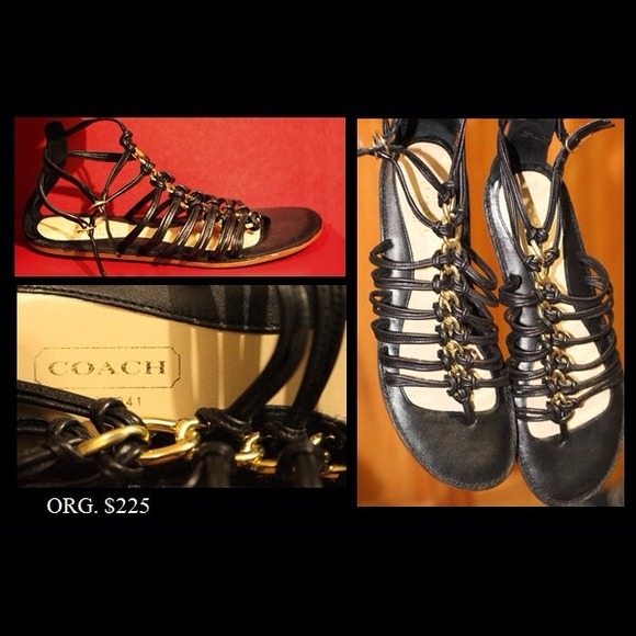*. COACH  Strappy Sandals *