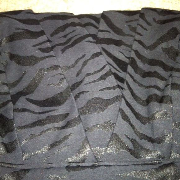 NWOT Black Printed Party Dress - Picture 2 of 4