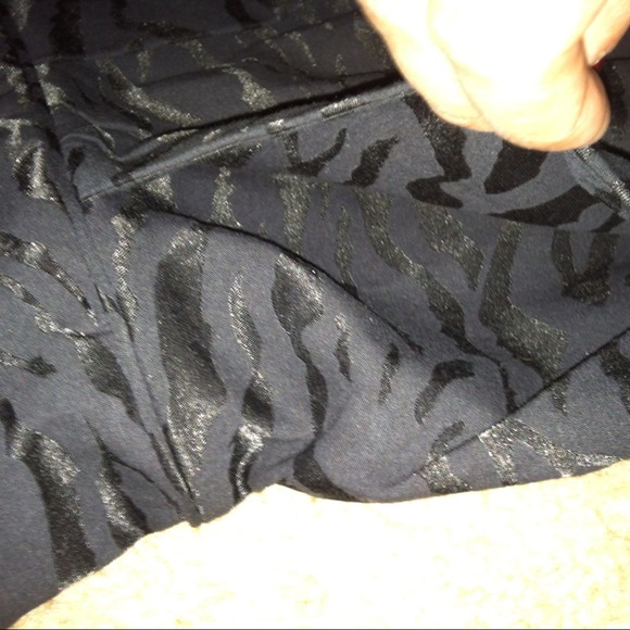 NWOT Black Printed Party Dress - Picture 3 of 4