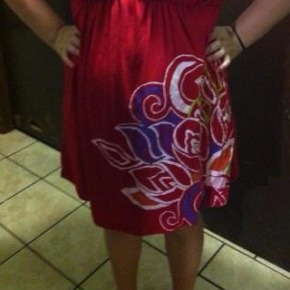 Red Sun Dress