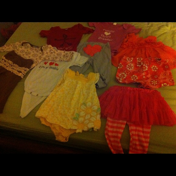 Baby girl clothes lot 3-6 months